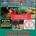 Badewannenrennen der Ortswehr Wainsdorf