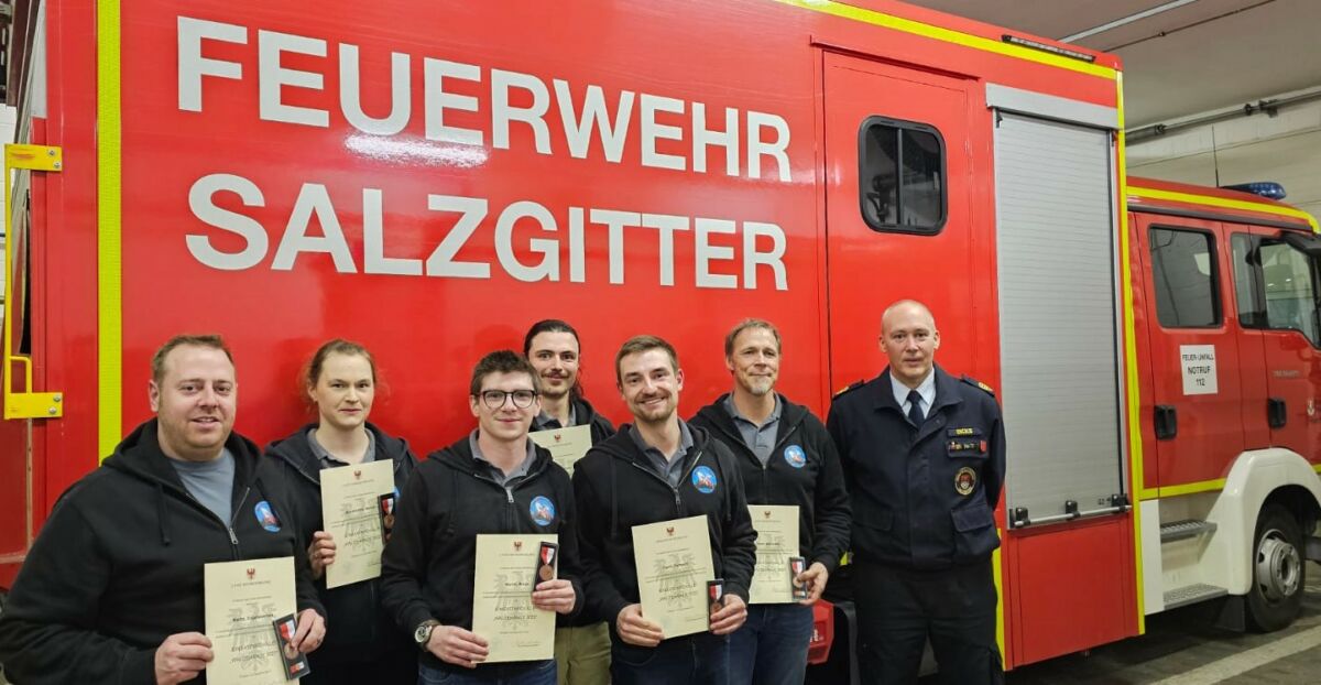 Verleihung der Einsatzmedaille „Waldbrände 2022“ des Landes Brandenburg
