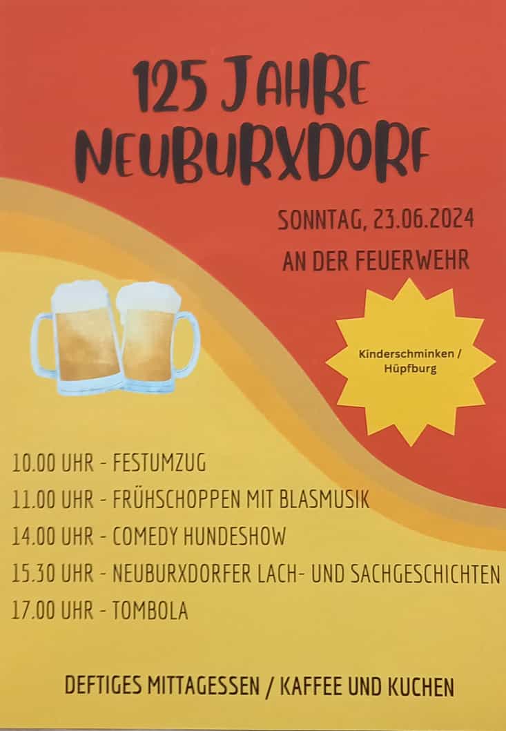 125 Jahre Neuburxdorf