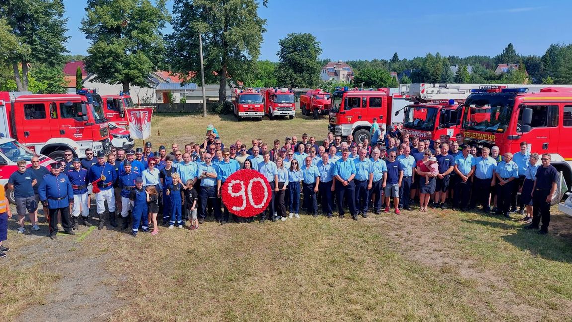 Kraupa feierte 90 Jahre Ortsfeuerwehr