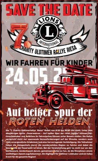 Charity Oldtimer Rallye Riesa- Zwischenstation am Gerätehaus Elsterwerda