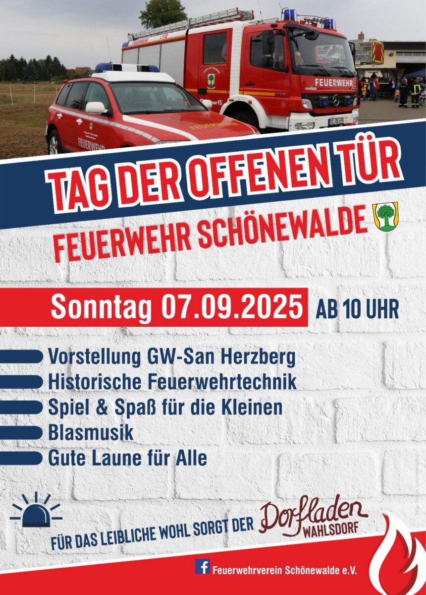 Tag der offenen Tür der Ortswehr Schönewalde