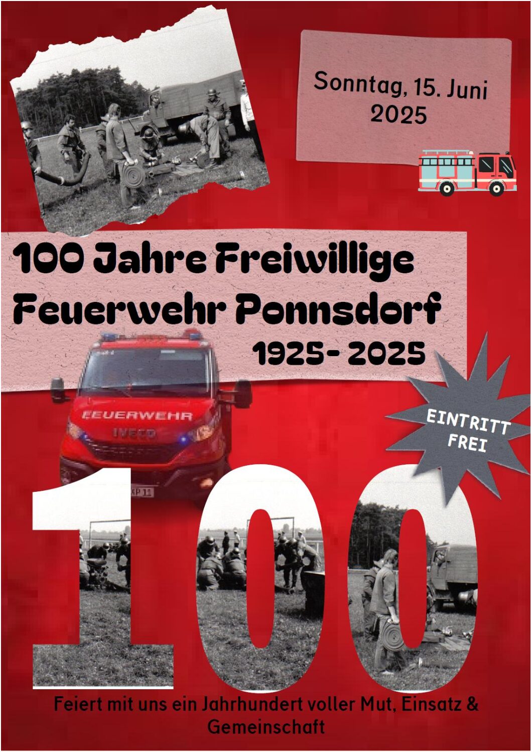 100 Jahre Freiwillige Feuerwehr Ponnsdorf