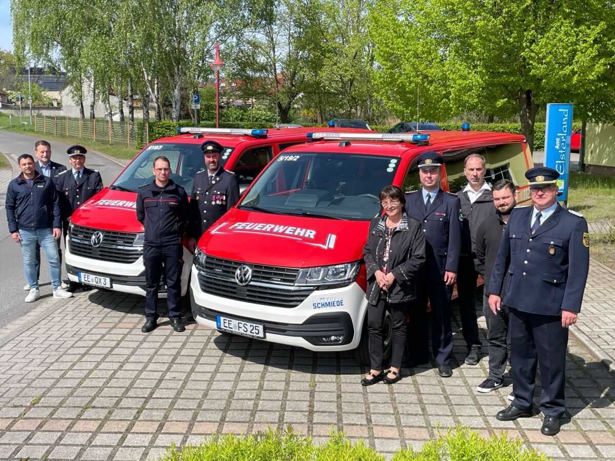 Neue MTW für die Ortswehren Rückersdorf und Schönborn