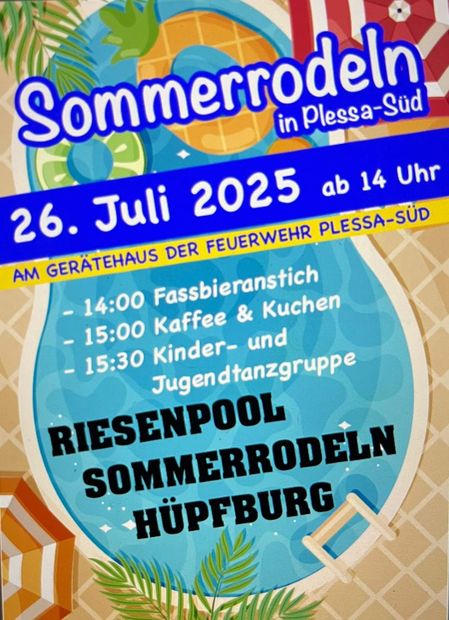 Sommerrodeln in Plessa-Süd