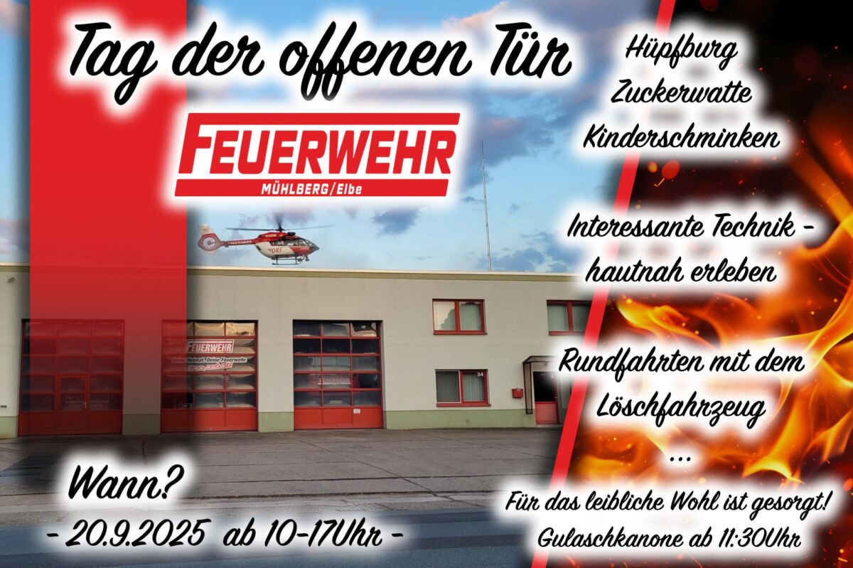 Tag der offenen Tür der Ortswehr Mühlberg/ Elbe