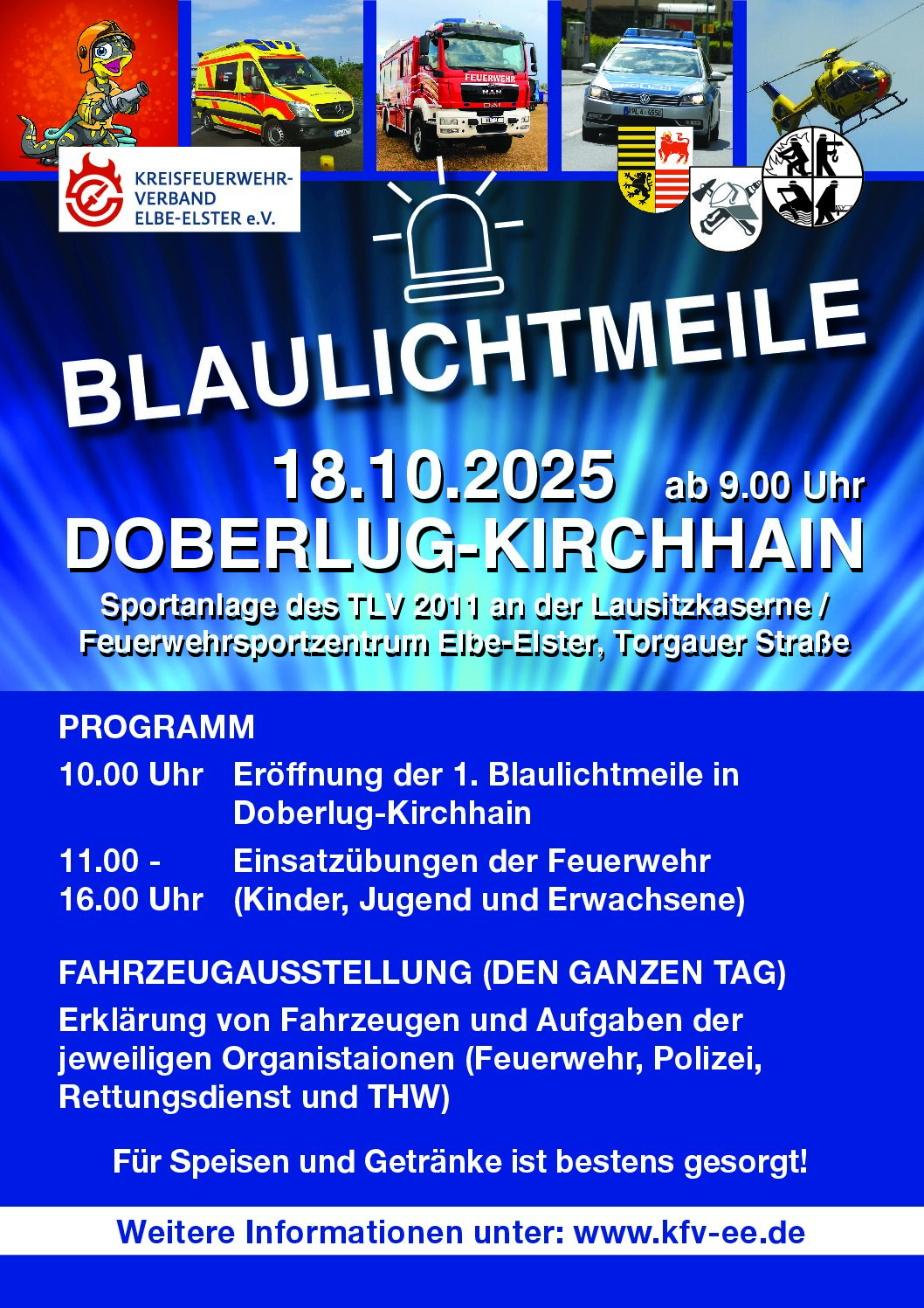 1.Blaulichtmeile in Doberlug-Kirchhain