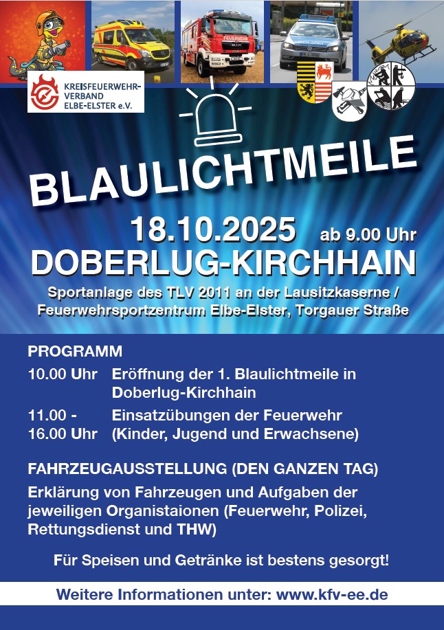 1.Blaulichtmeile in Doberlug-Kirchhain