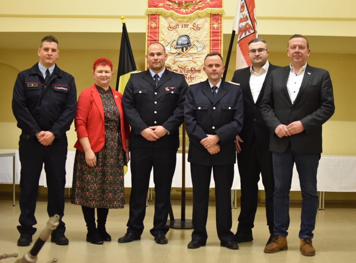 Jahreshauptversammlung der Freiwilligen Feuerwehr im Rathaus zu Mühlberg