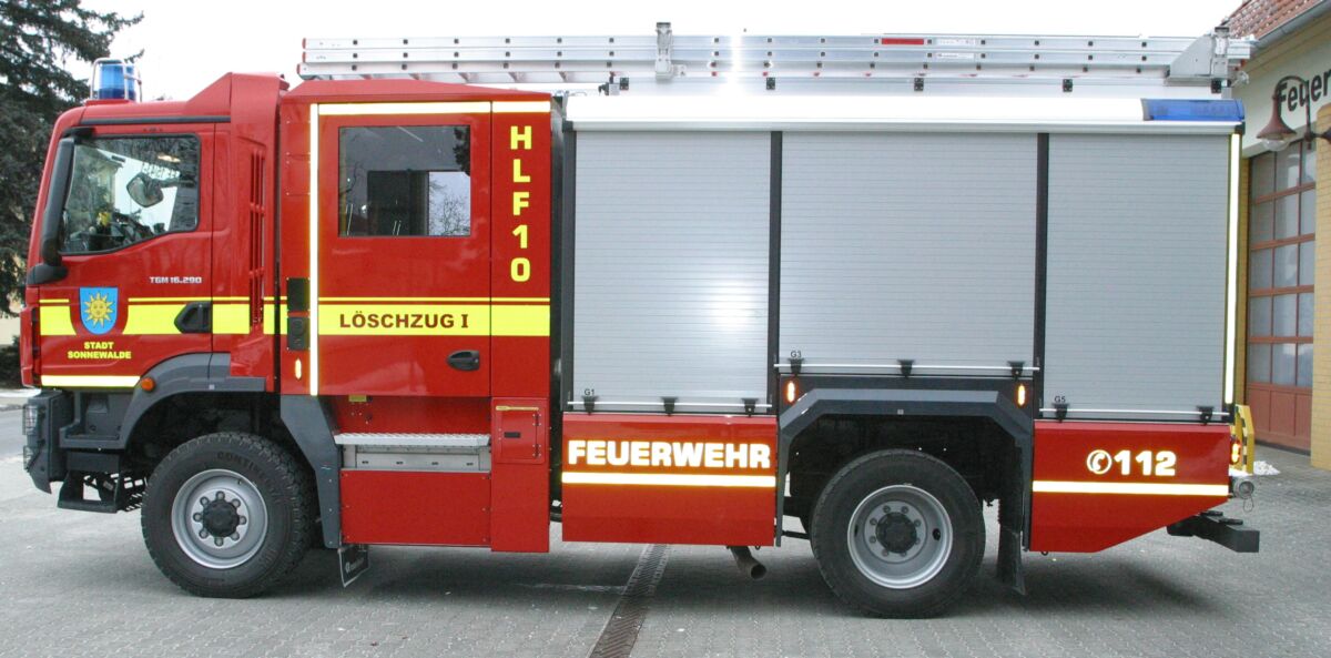 Neues Hilfeleistungslöschgruppenfahrzeug für die Ortswehr Sonnewalde
