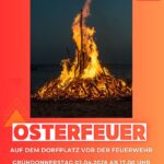 Osterfeuer in Bernsdorf
