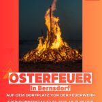 Osterfeuer in Bernsdorf