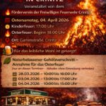 Osterfeuer in Crinitz