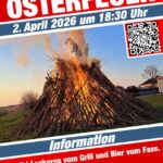 Osterfeuer in Herzberg