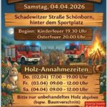 Osterfeuer in Schönborn