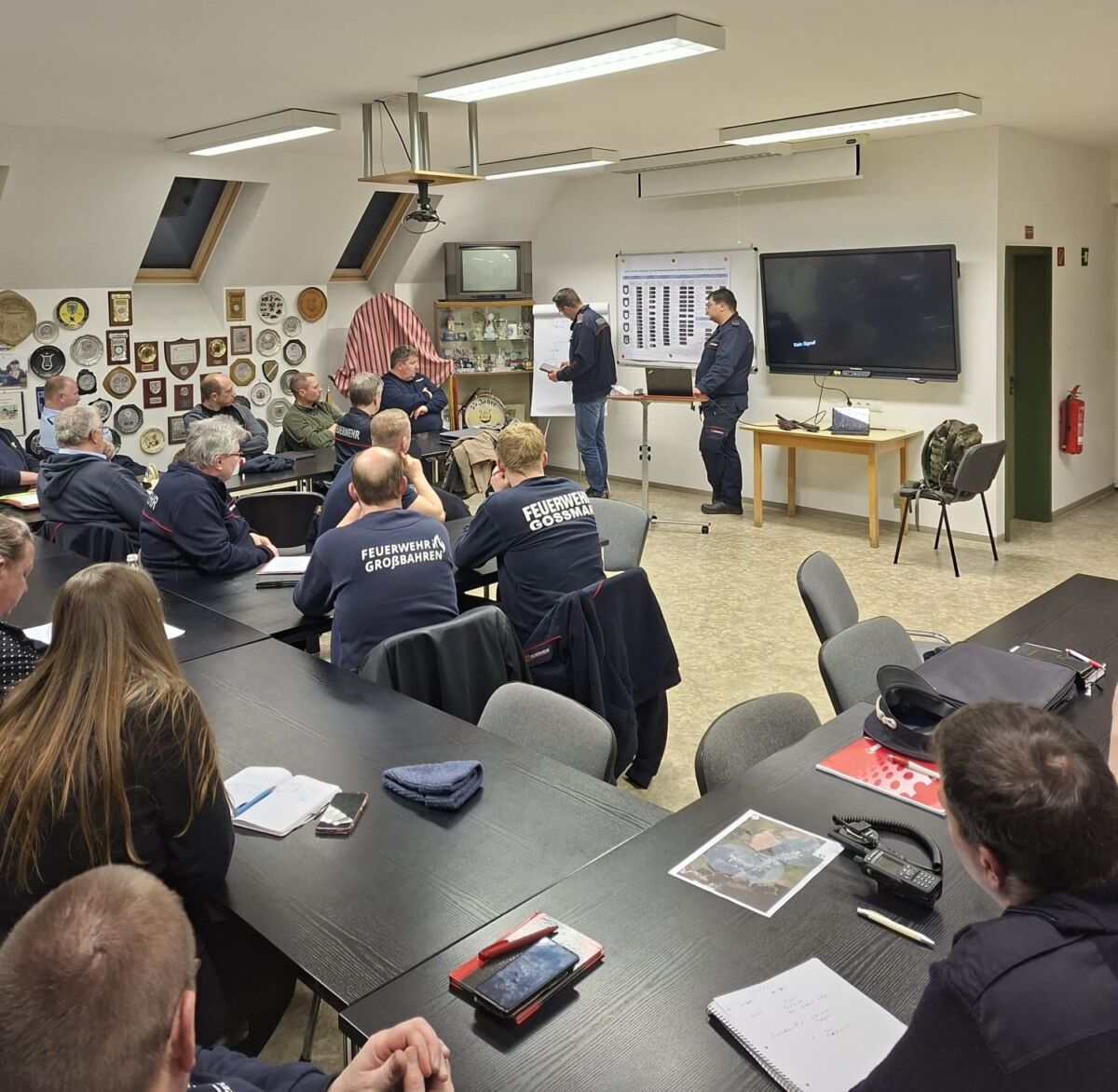 Fortbildung der Führungskräfte zum Thema Digitalfunk