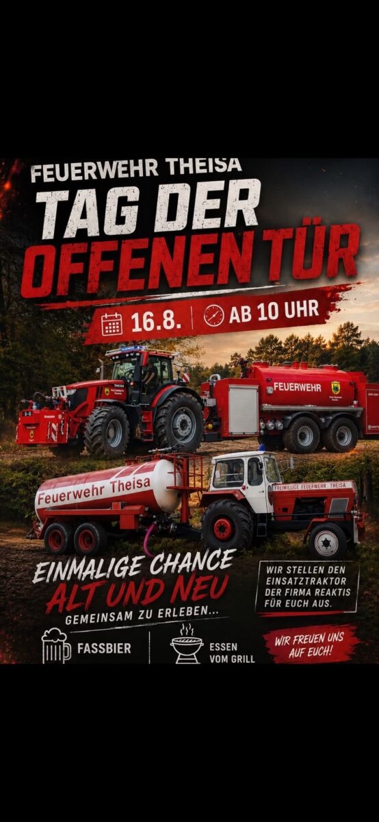 Tag der offenen Tür der Feuerwehr Theisa