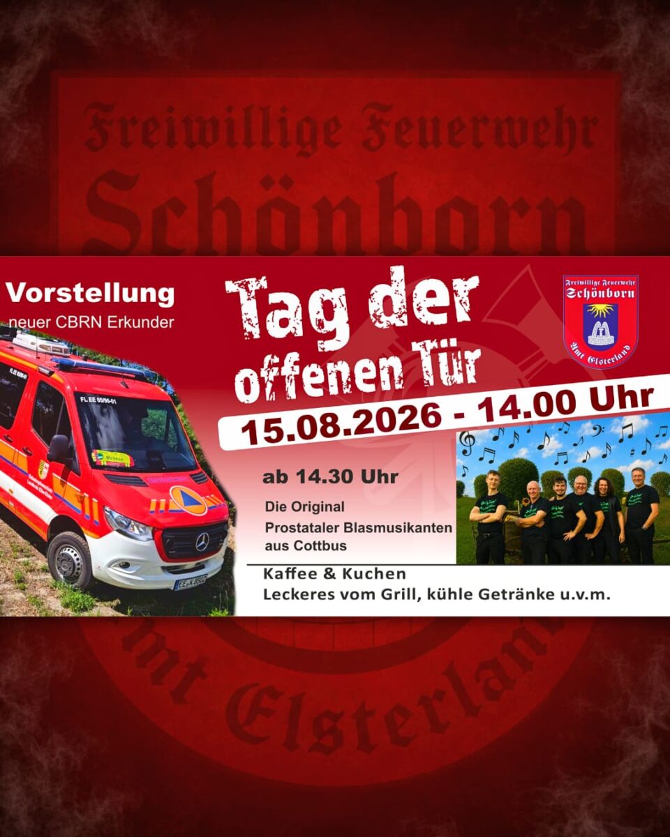Tag der offenen Tür der Feuerwehr Schönborn
