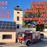 Einladung zur Erweiterung des Gerätehauses der Feuerwehr Kraupa