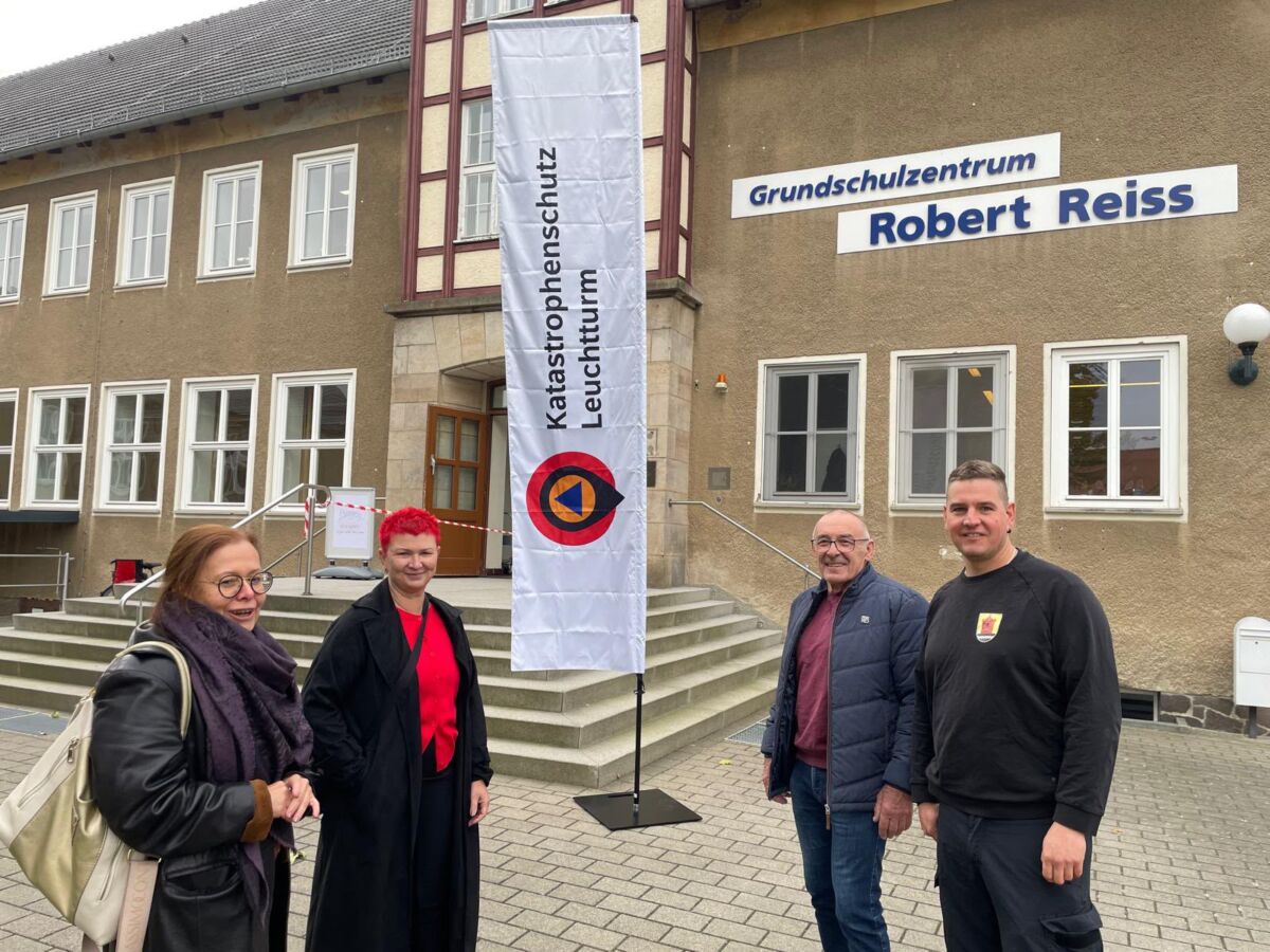 Katastrophenschutz-Leuchtturm in Bad Liebenwerda erfolgreich erprobt