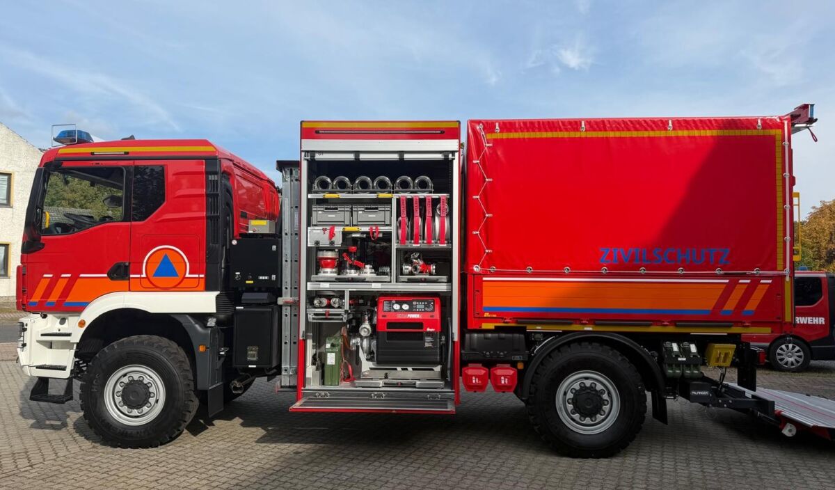 Neuer Schlauchwagen Katastrophenschutz für die Verbandsgemeinde Liebenwerda