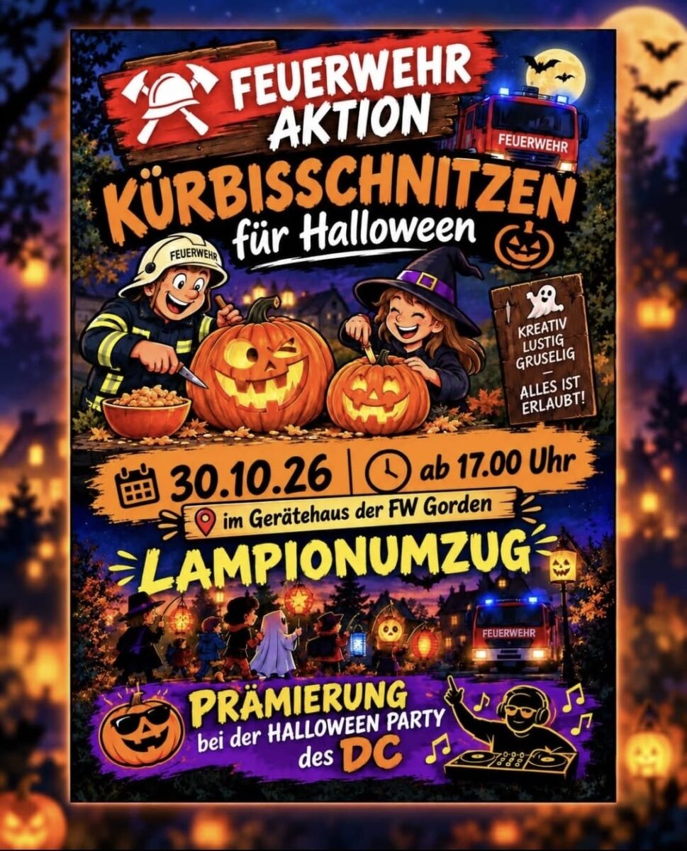 Kürbisschnitzen für Halloween